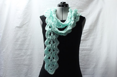 crochet, scarf, pattern, for-sale, free gift, Caron Simply Soft
