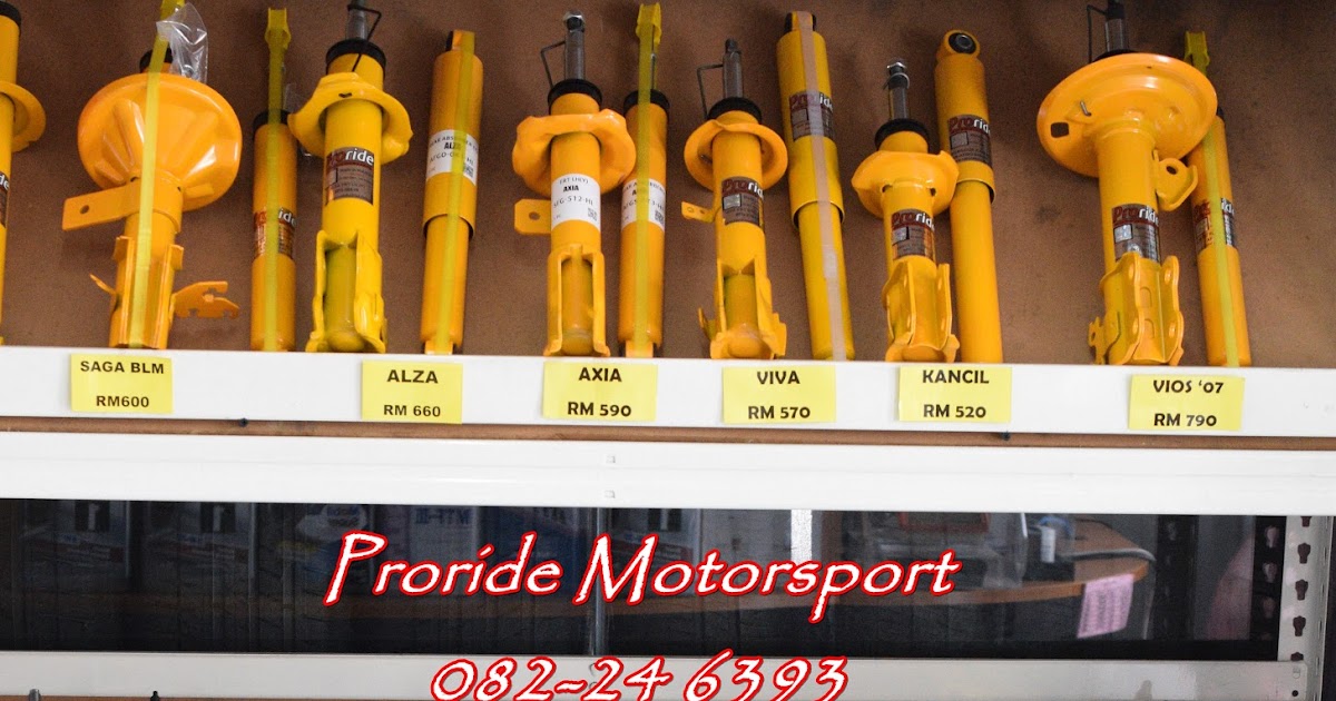 Pro-ride Motorsports: Suspension Stock Update 24/9/2016