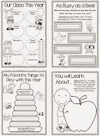 End of Year Memory Book and Activities K-1 Unit