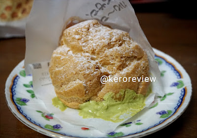 รีวิว ร้านเบคอะวิช ชูครีมชาเขียวมัทฉะ & ชูครีมวานิลลาคัสตาร์ด (CR) Review Matcha Chou & Vanilla Custard Chou, Bake a Wish Shop.