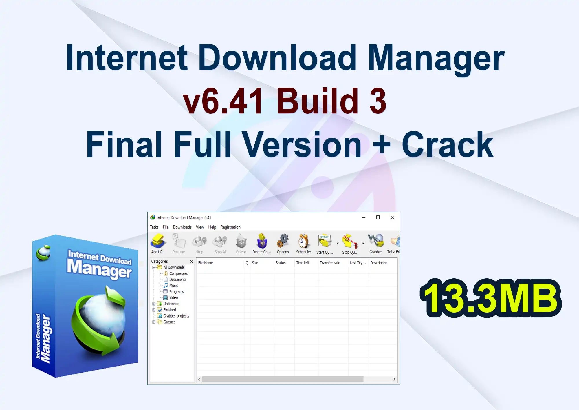 Internet Download Manager v6.41 Build 3 Final Full Version + Crack