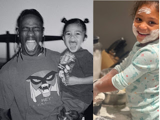 Travis Scott Spends Quality Time Baking Fun with Daughter Stormi while mom Kylie Jenner Enjoys Her 26th Birthday Trip