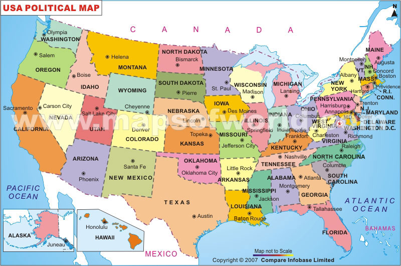 map of us. MAP OF US STATES AND CANADA