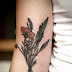 Fresh Flower For New Christmas Tattoo Designs