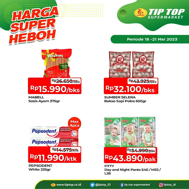 Promo JSM Tip Top 18 - 21 Mei 2023