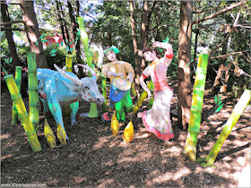 Linternas del Gardens of Lighten en el Jardín Chino, Montreal