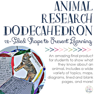 3rd grade research project template
