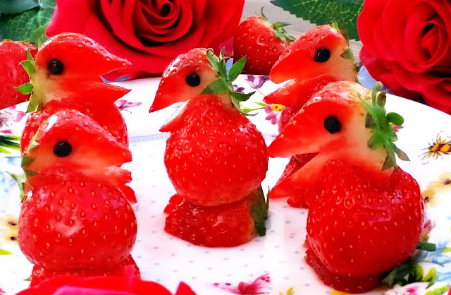 strawberry art decoration