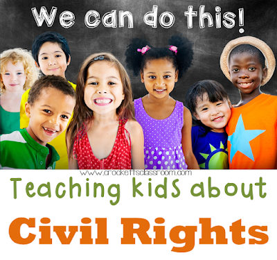 A collection of ideas and activities to teach students about civil rights.