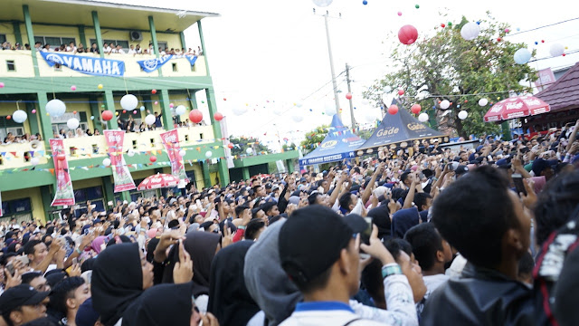 Keseruan Pensi Smamsa Palembang