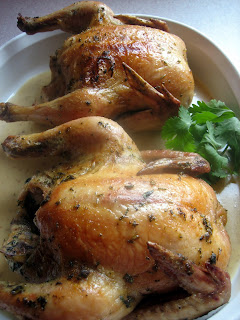 Fresh Herb Roasted Cornish Hens