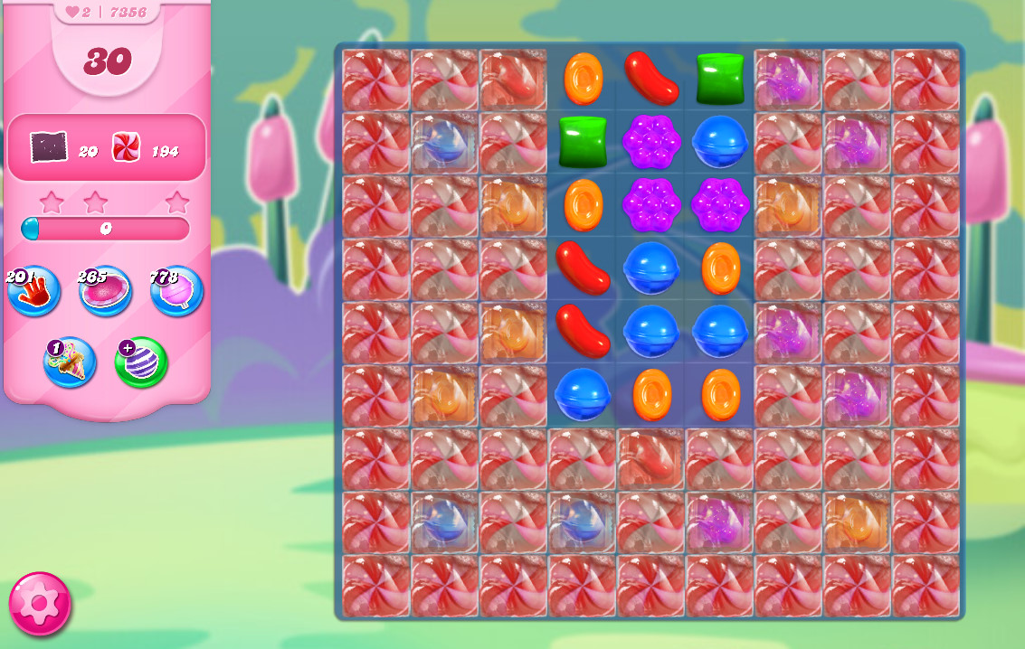 Candy Crush Saga level 7356