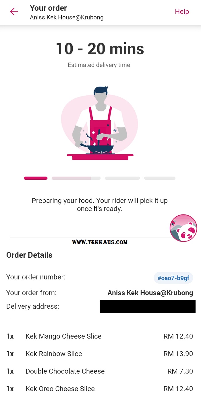 foodpanda delivery time fast and quick