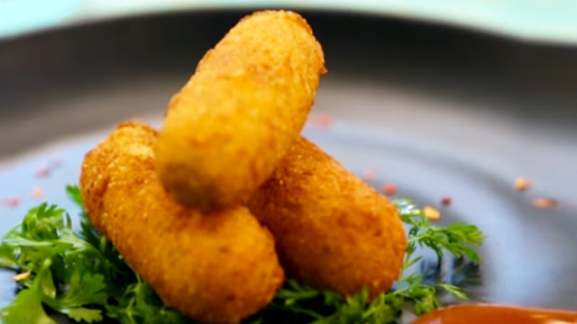 Watch Paneer Cheese Sticks Recipe Video