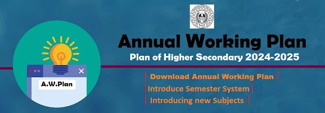 Annual Working Plan 2024-2025 of Higher Secondary || Download PDF