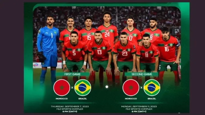 موعد مباراة المغرب و البرازيل تحت 23 سنة مباشر  والقنوات الناقلة