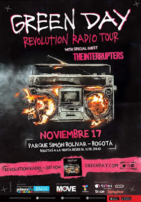 GREEN DAY: REVOLUTION RADIO TOUR EN BOGOTA 1