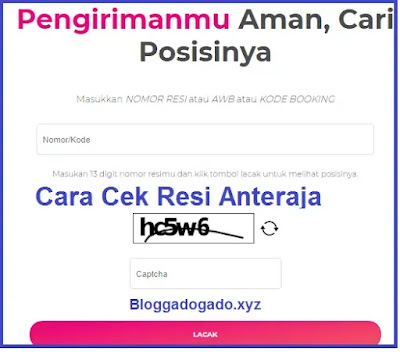 Cara cek resi anteraja