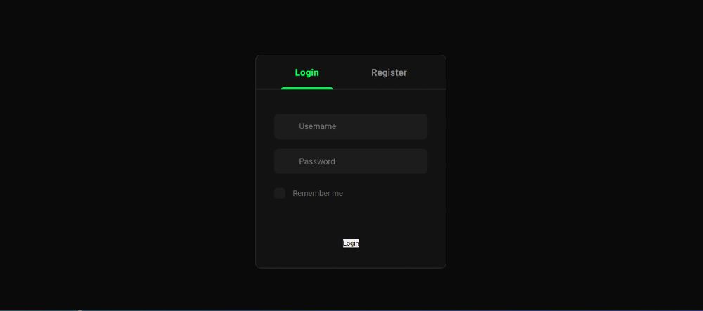 Login and Registration Form Using HTML CSS JavaScript 
