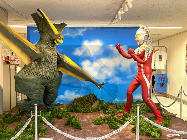 東武百貨店池袋店『昭和レトロな世界展』ウルトラセブンのディスプレイ