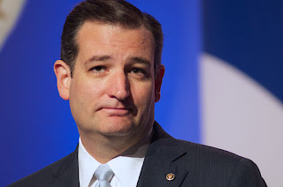 Ted Cruz at the 2013 Values Voter Summit with a coy smug. Taken by Jamelle Bouie October 11, 2013