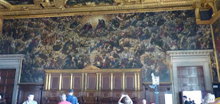 Sala del Maggior Consiglio, "El Paraíso" de Tintoretto.