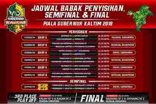 Kontestan peserta Piala Gubernur Kaltim 2018