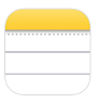 iPhone Notes App Icon