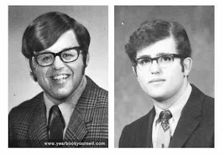 David's Yearbook Photo - fake and real