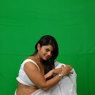 BGrade Actress Swathi Varma in White Saree Spicy PhotoShoot