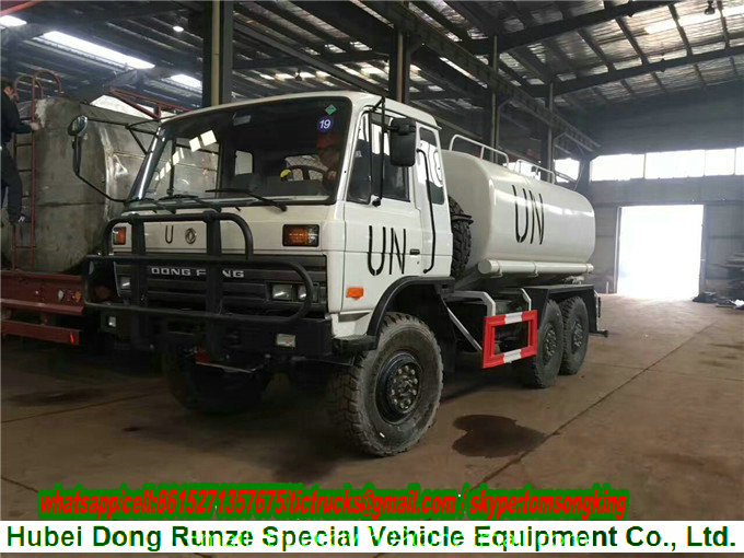 Trucks In China 6x6 Off Road Dongfeng Military Water Tank Truck