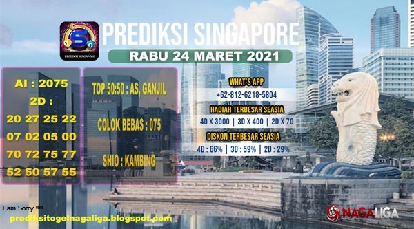 PREDIKSI SINGAPORE RABU 24 MARET 2021