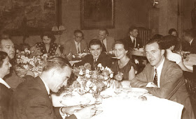 Match Internacional Intercluns 1951, comida de despedida