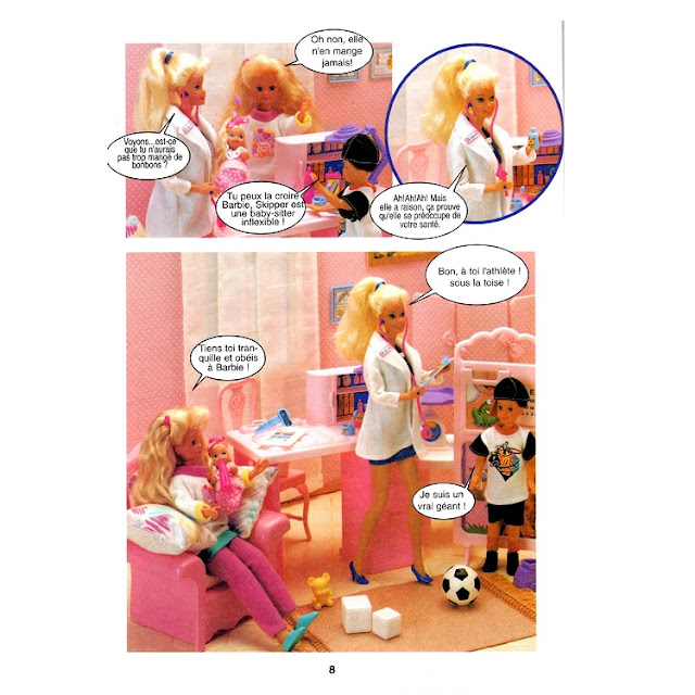 Quatrième page du roman-photos Barbie docteur.