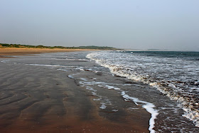 shoreline of a beach at Diu