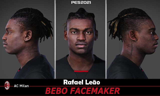 Rafael Leão Face 2023 For eFootball PES 2021