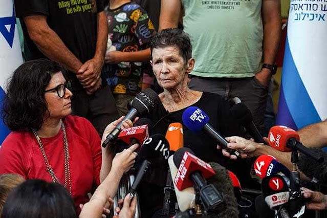 Freed Israeli hostage says Hamas treated her well after initial violence