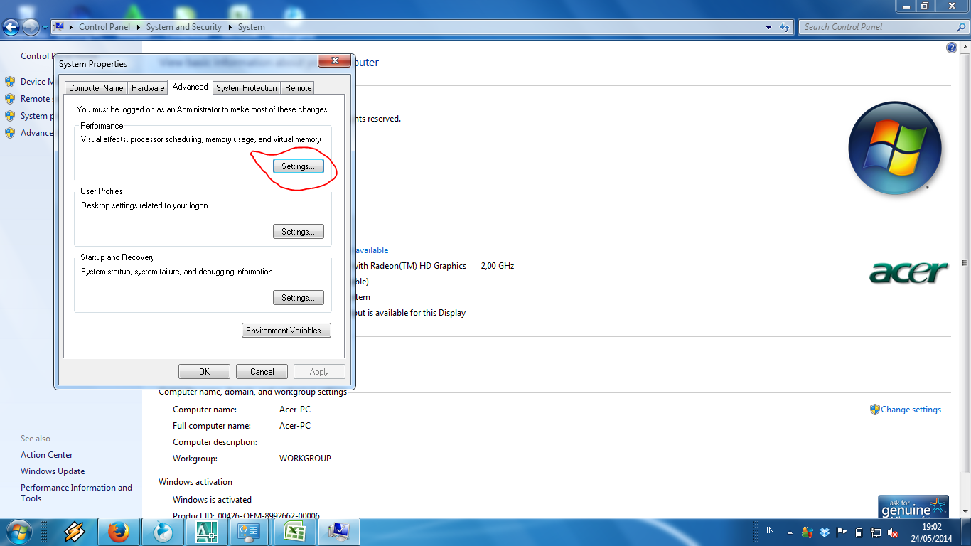 Cara mempercepat performa atau setting Windows 7 tanpa sofware