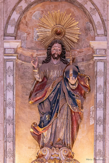 Imagem do Santíssimo Salvador, venerada na catedral basílica de Salvador (imagem no site do templo).