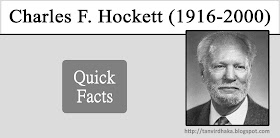 Charles F. Hockett Quick Facts
