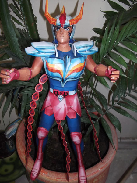 Saint Seiya Paper Model Phoenix Ikki