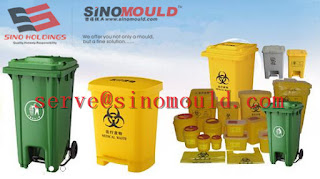 Medical trash bin mould