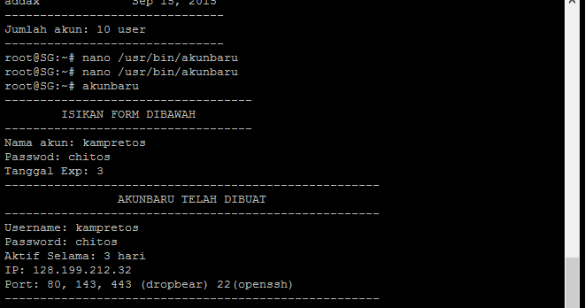 Script Mudah Mengisi User VPS Debian / Ubuntu - All About 