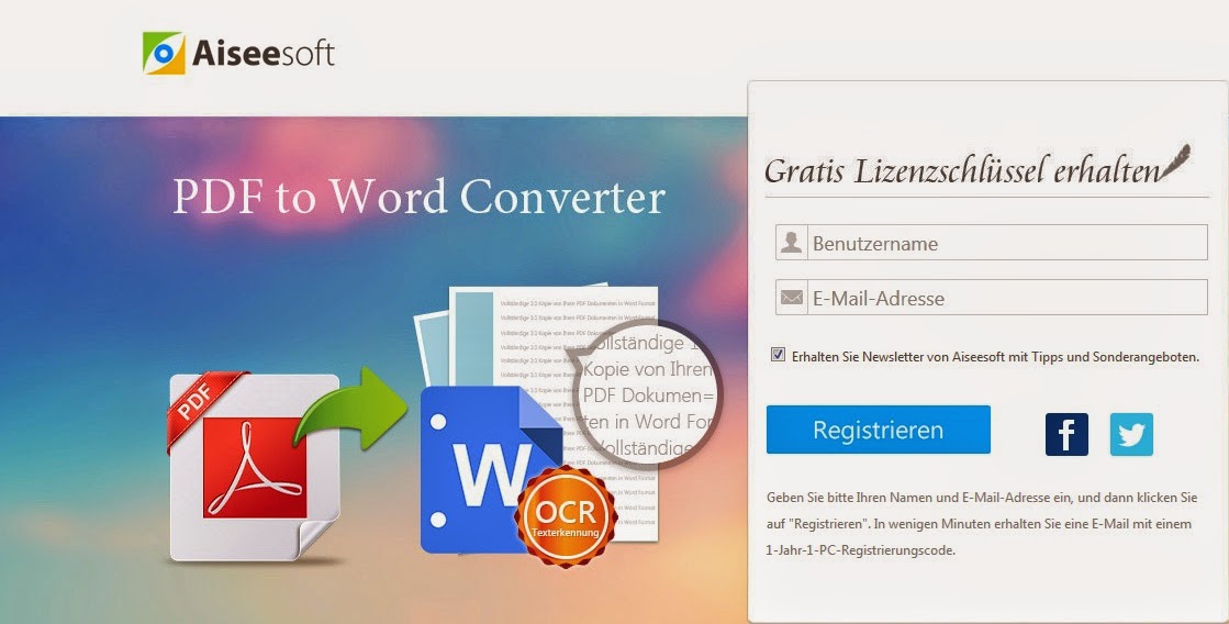 Free PDF to Word Converter Aiseesoft PDF to Word Converter