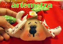 artemelza - cachorrinho de tecido