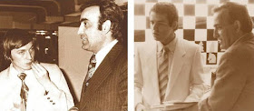 Joaquim Travesset con Kárpov y Kaspárov