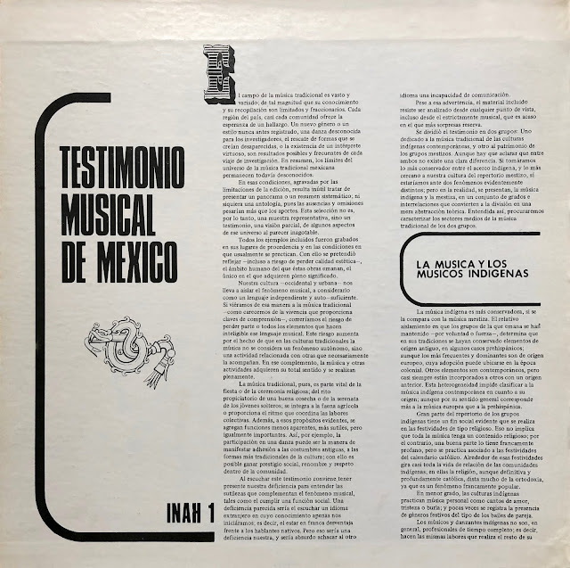 Mexico Mexican traditional music Música Tradicional Mexicana Indian ritual violin mestiza indigenous vinyl