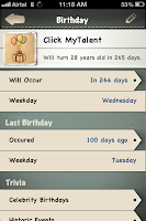 BirthDay Calendar IPhone App 03