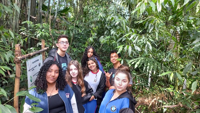 Visita dos estudantes do 9° ano  da EMEB Profº Francisco Skrabski - Bairro Vila Rica, Criciúma