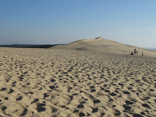 duna pilat punto mas alto francia montículo arena